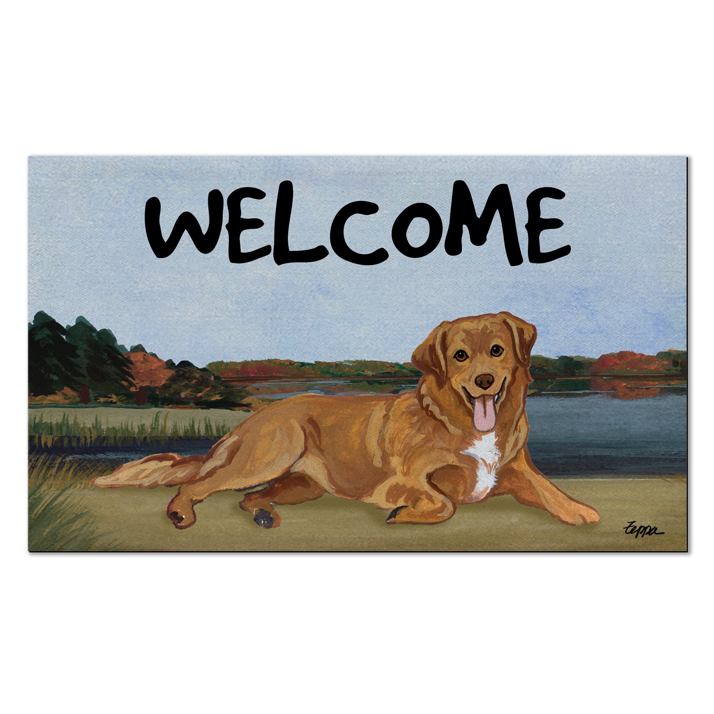 Nova Scotia Duck Tolling Retriever Welcome Mat | AKC Shop