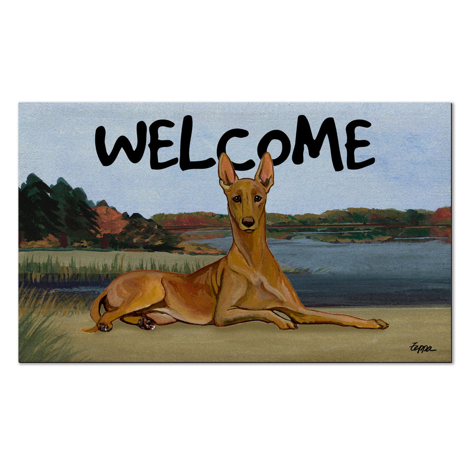 Pharaoh Hound Welcome Mat