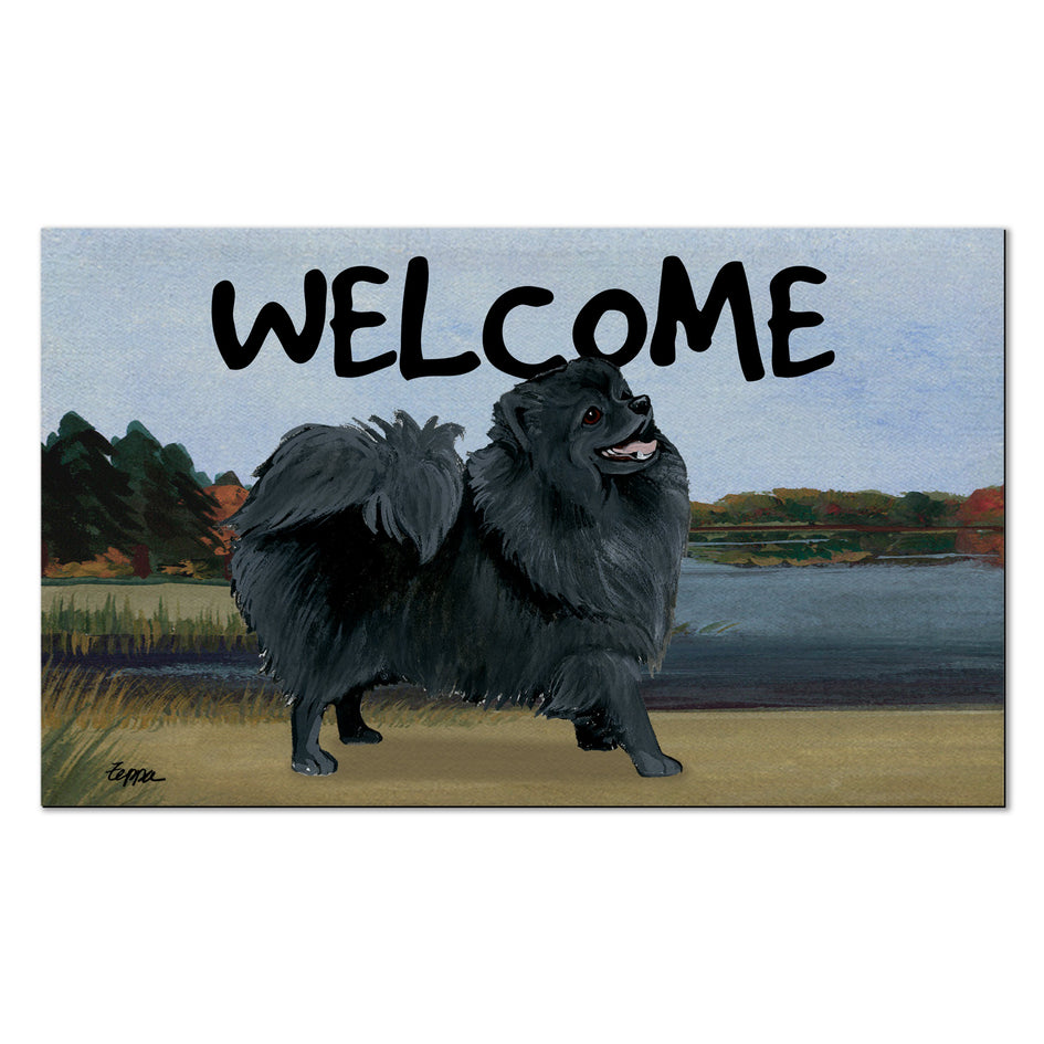 Pomeranian Welcome Mat