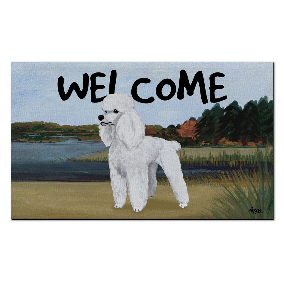 Poodle Welcome Mat