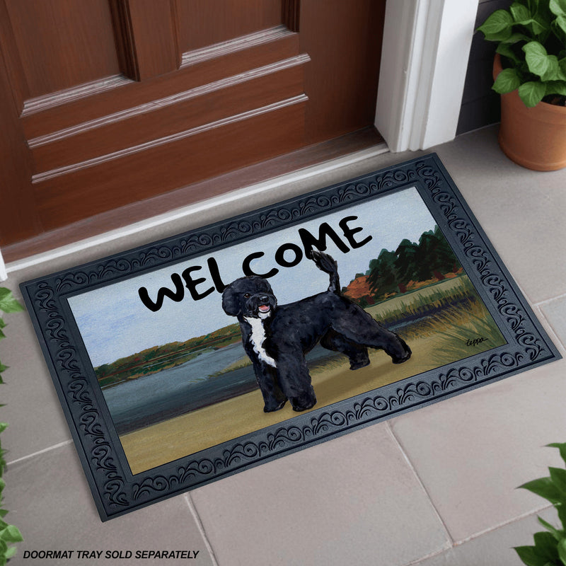 Portuguese Water Dog Welcome Mat