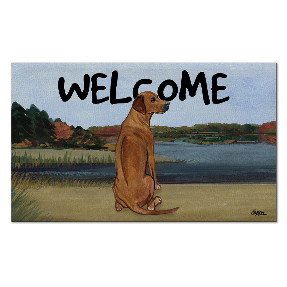 Rhodesian Ridgeback Welcome Mat