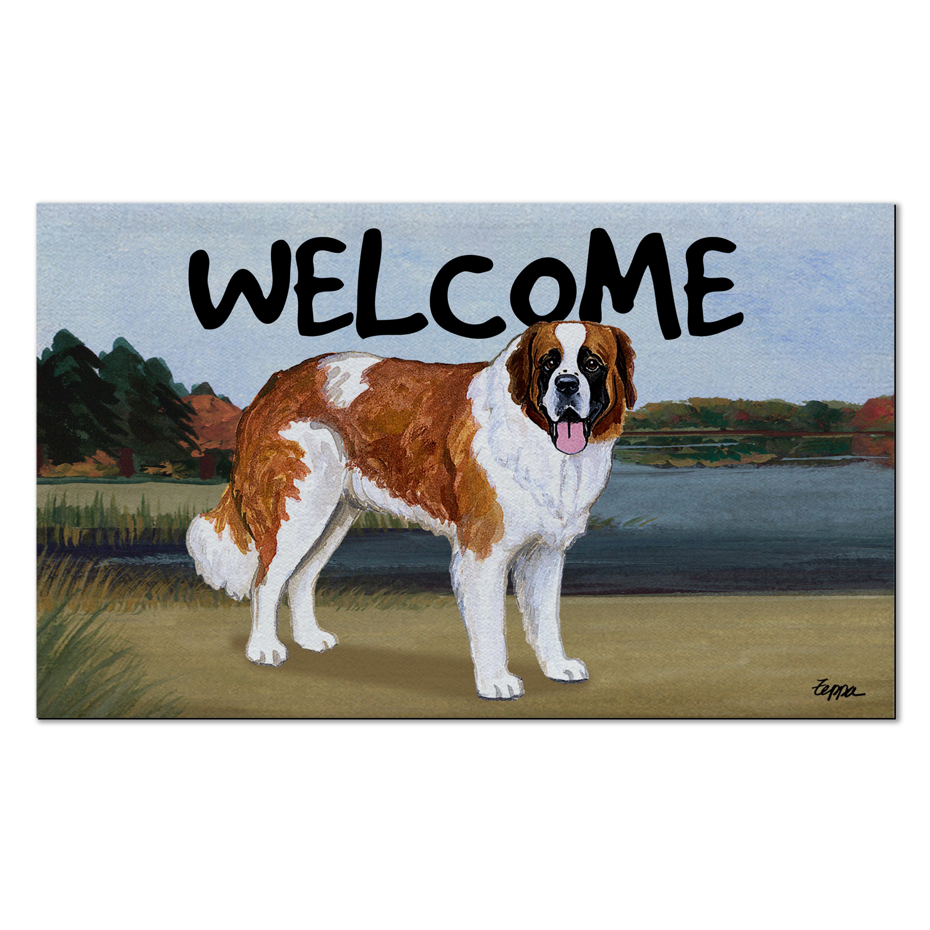 Saint Bernard Welcome Mat | AKC Shop