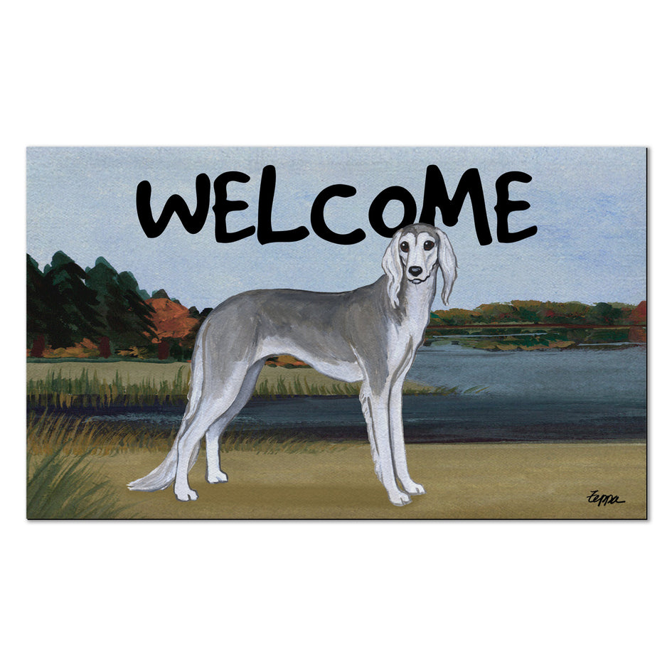 Saluki Welcome Mat