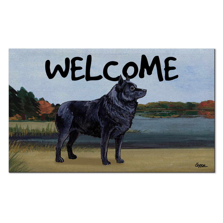 Schipperke Welcome Mat