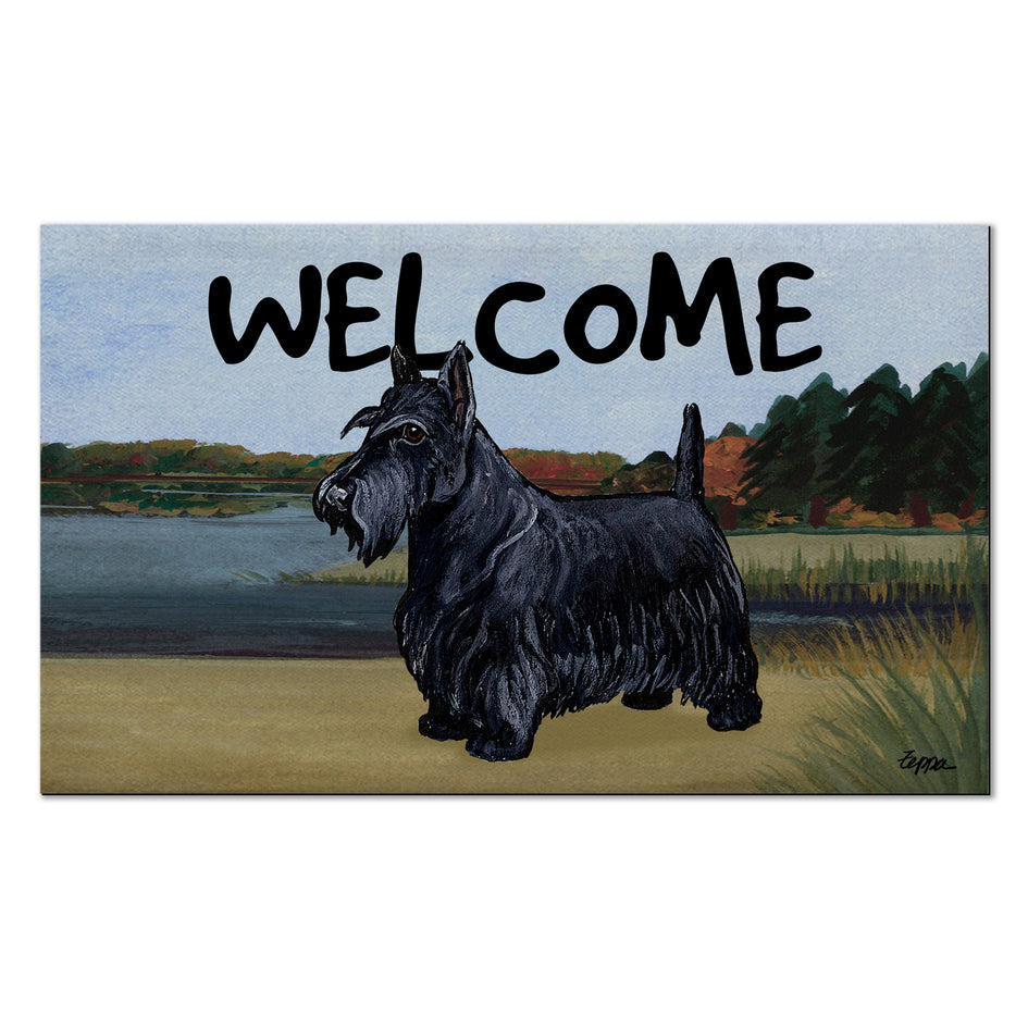 Scottish Terrier Welcome Mat