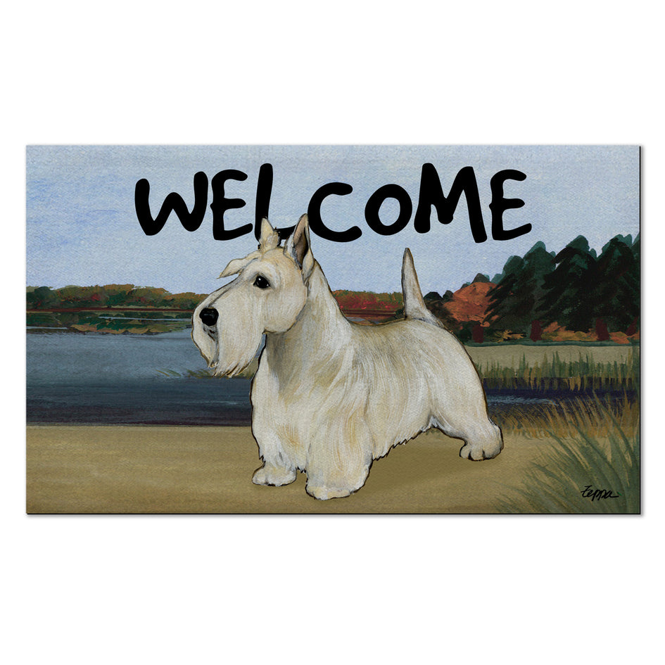 Scottish Terrier Welcome Mat