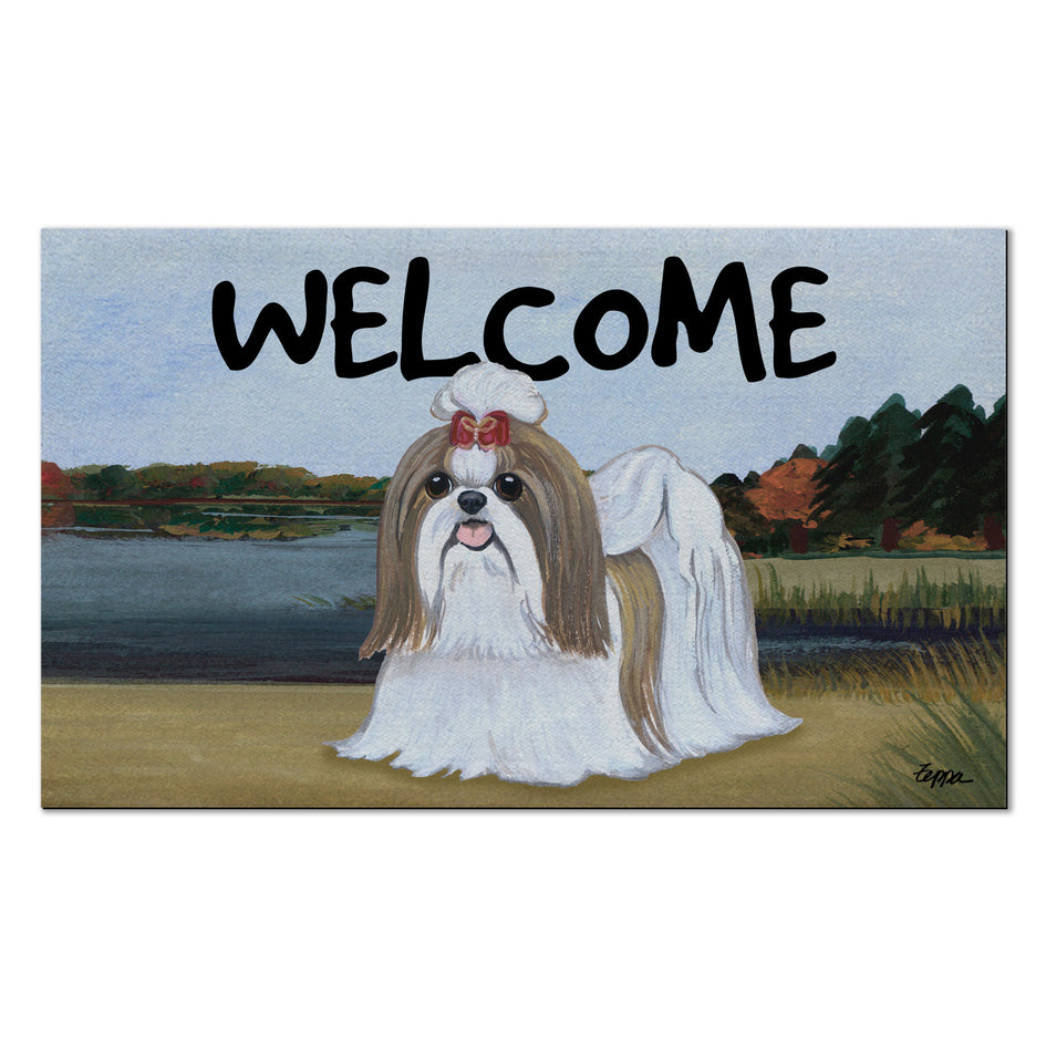 Shih Tzu Welcome Mat