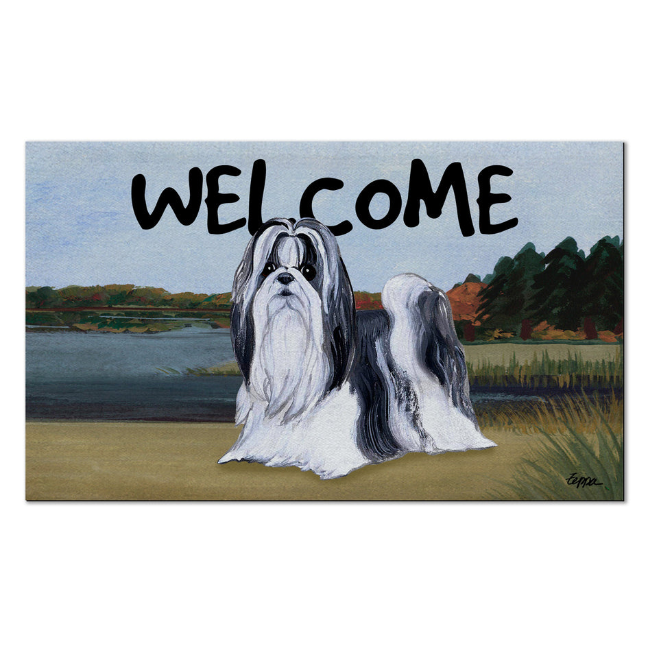 Shih Tzu Welcome Mat