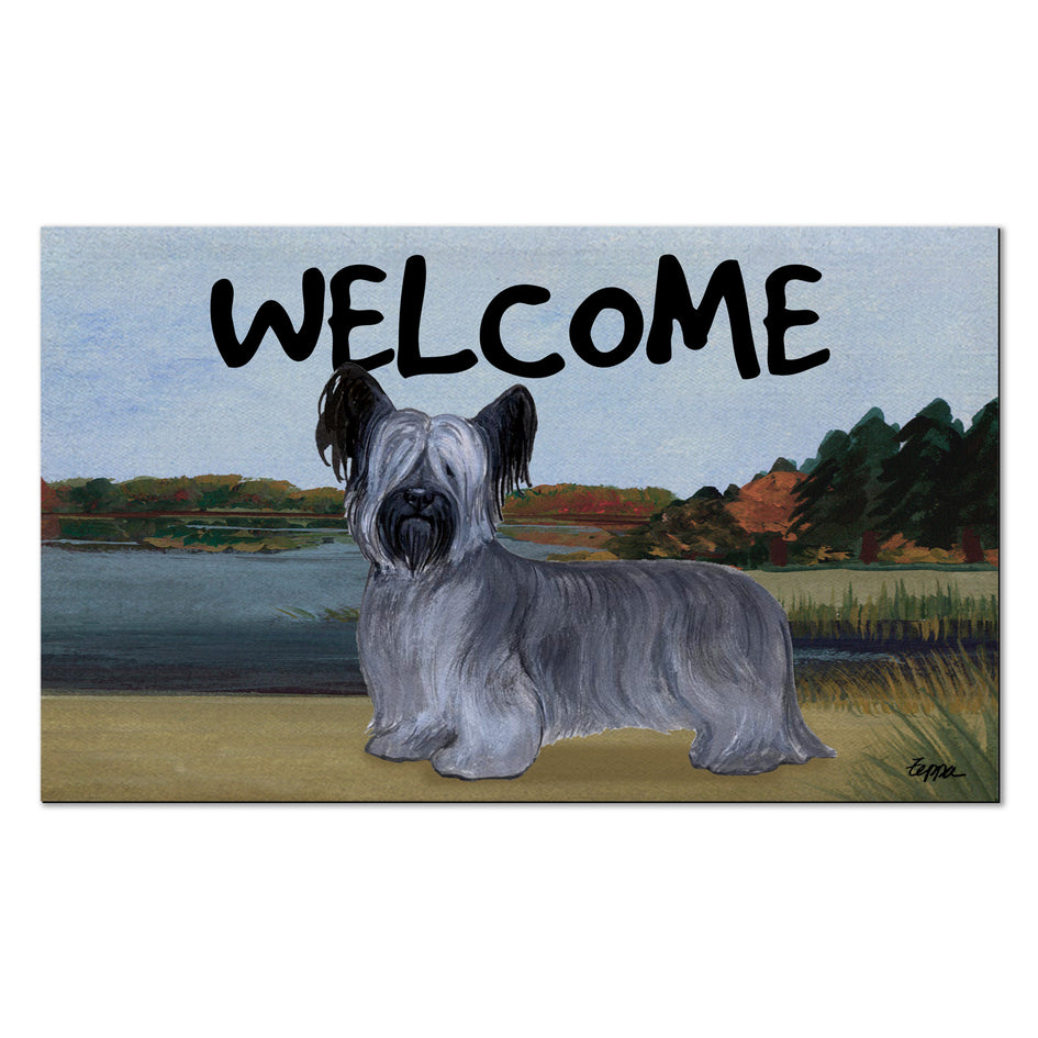 Skye Terrier Welcome Mat