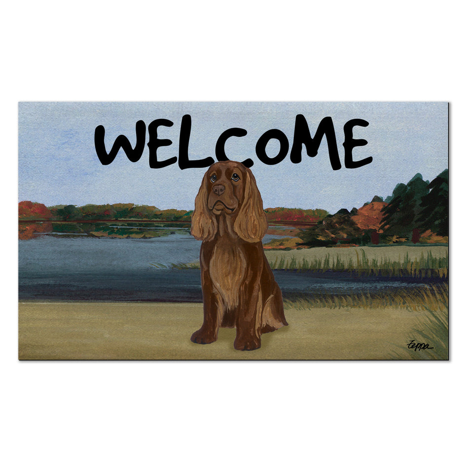 Sussex Spaniel Welcome Mat