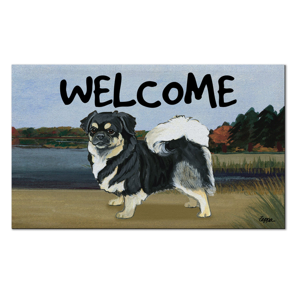 Tibetan Spaniel Welcome Mat