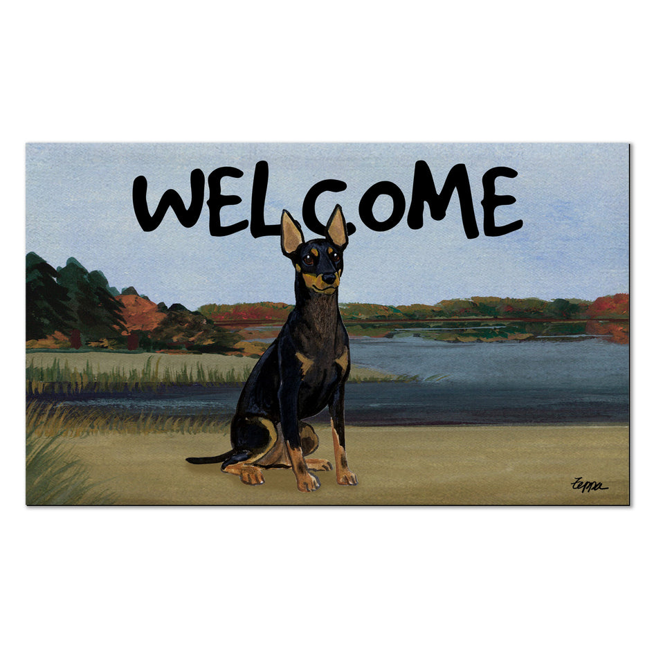 Toy Manchester Terrier Welcome Mat