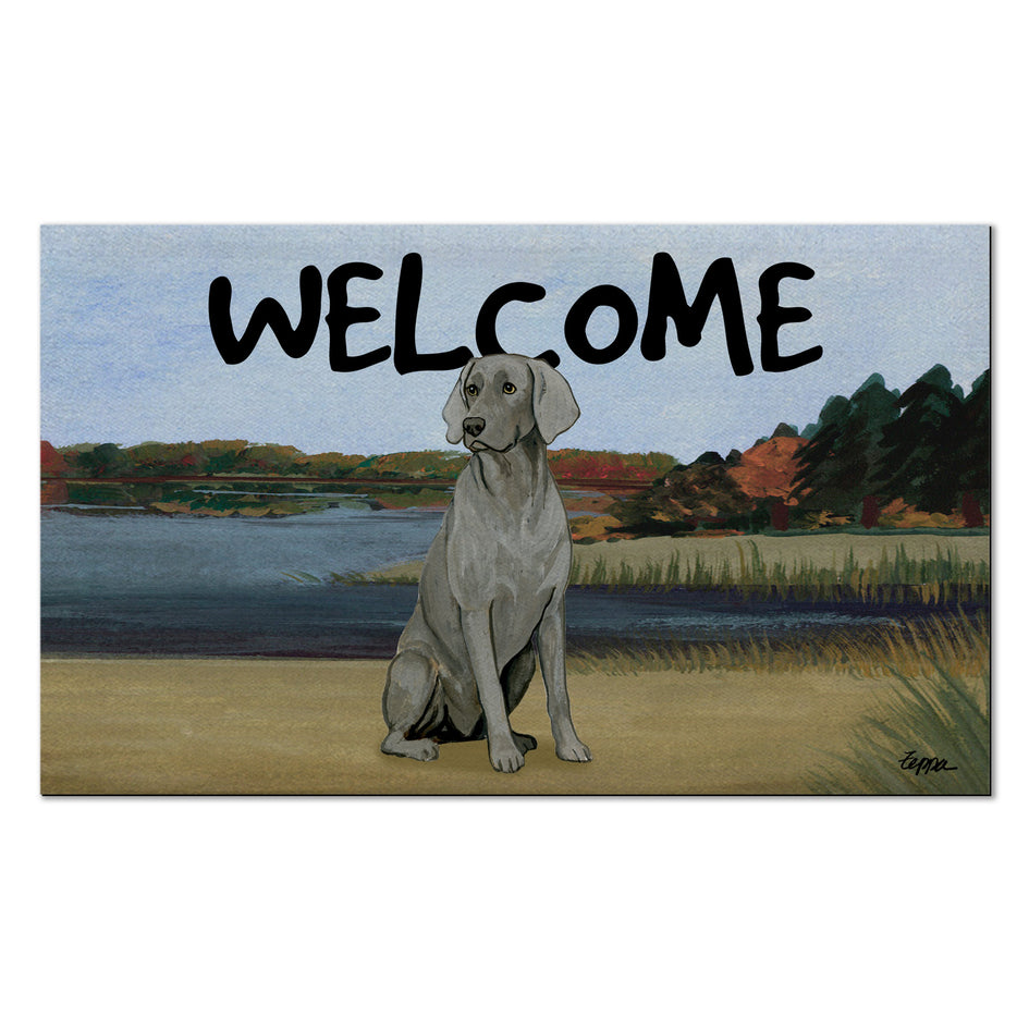 Weimaraner Welcome Mat