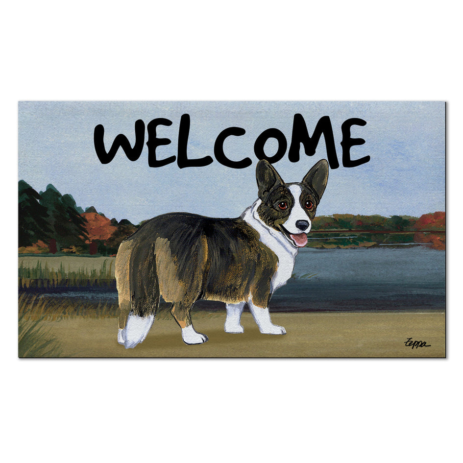 Cardigan Welsh Corgi Welcome Mat