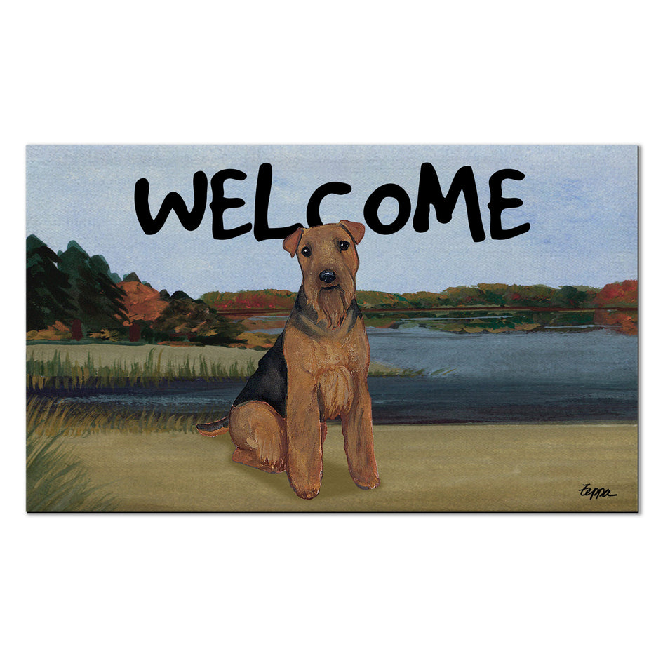 Welsh Terrier Welcome Mat