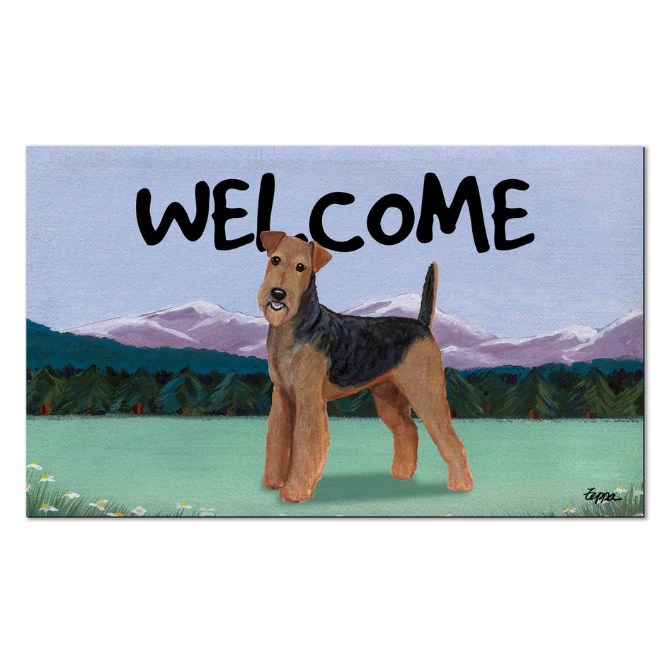 Airedale Terrier Welcome Mat