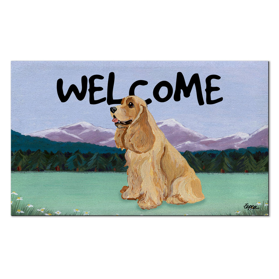 Cocker Spaniel Welcome Mat