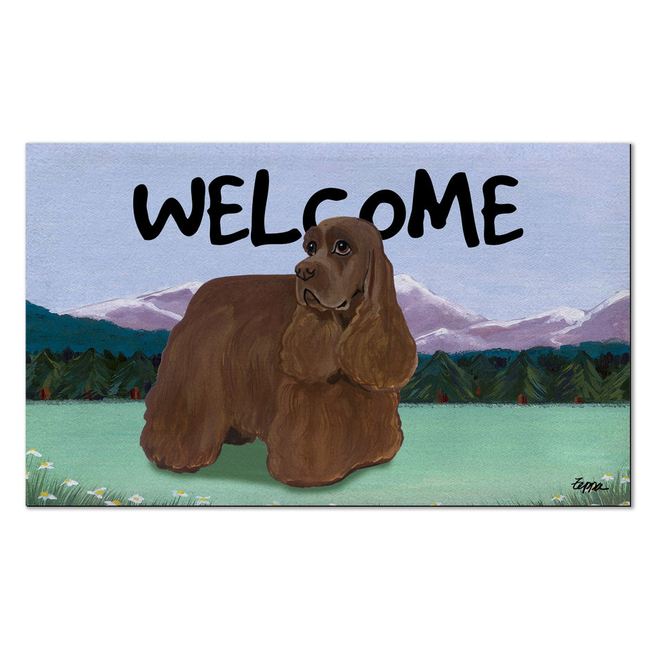 Cocker Spaniel Welcome Mat