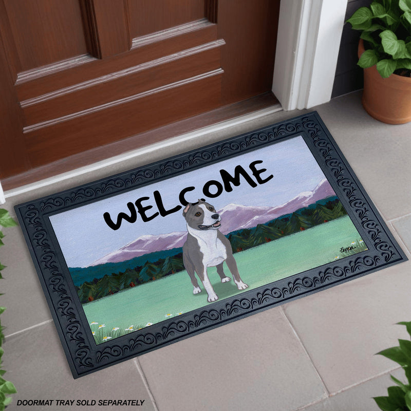 American Staffordshire Terrier Welcome Mat