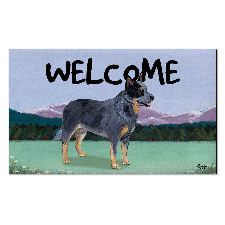 Australian Cattle Dog Welcome Mat