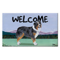 Australian Shepherd Welcome Mat