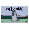 Bearded Collie Welcome Mat