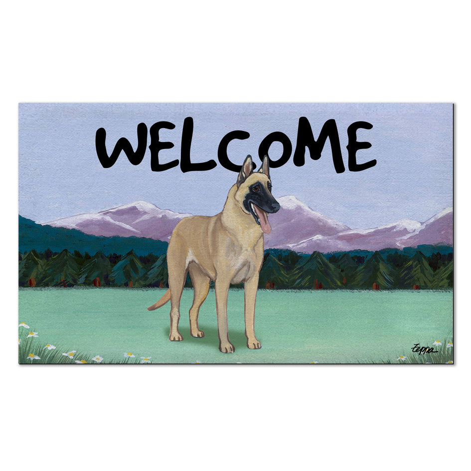 Belgian Malinois Welcome Mat