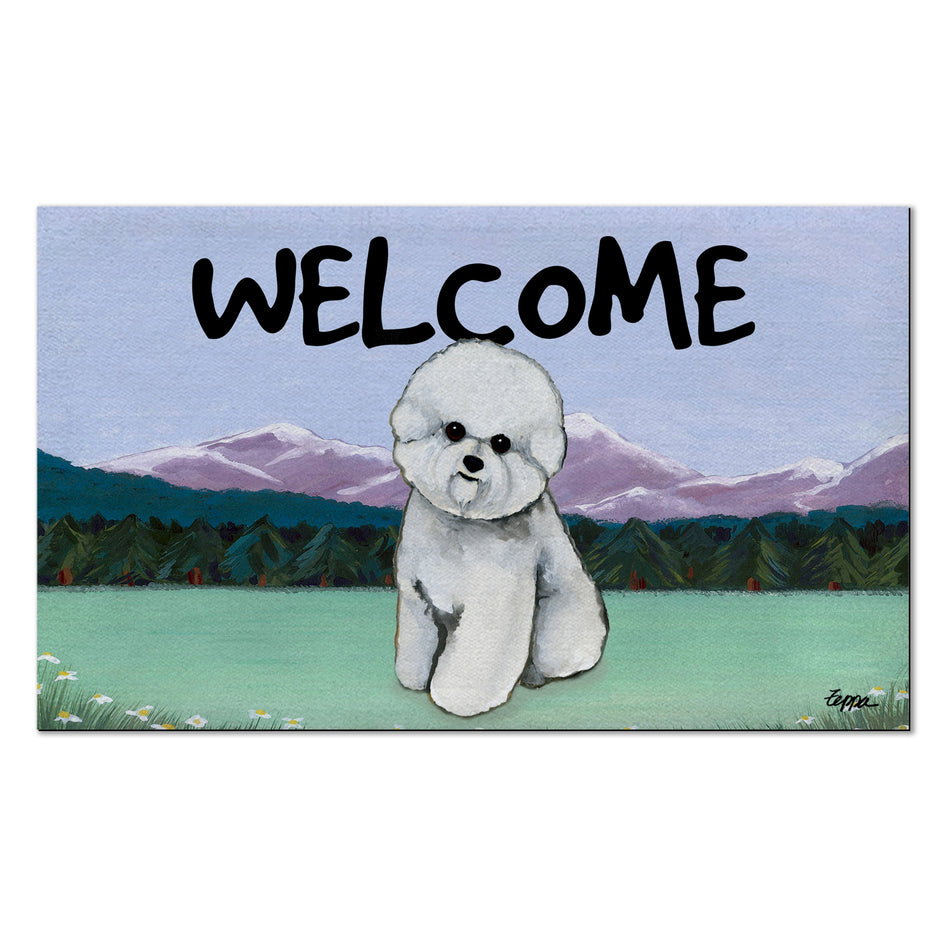 Bichon Frise Welcome Mat