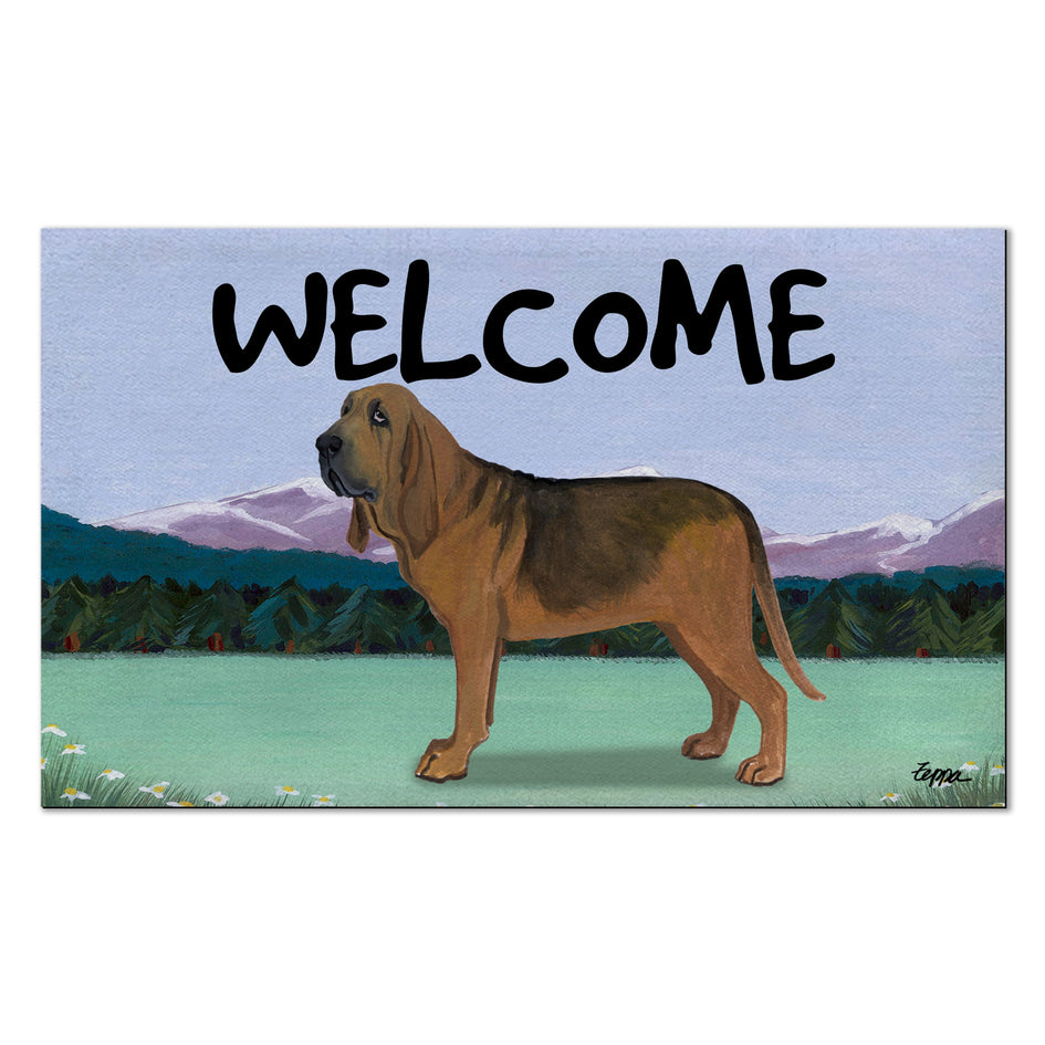 Bloodhound Welcome Mat