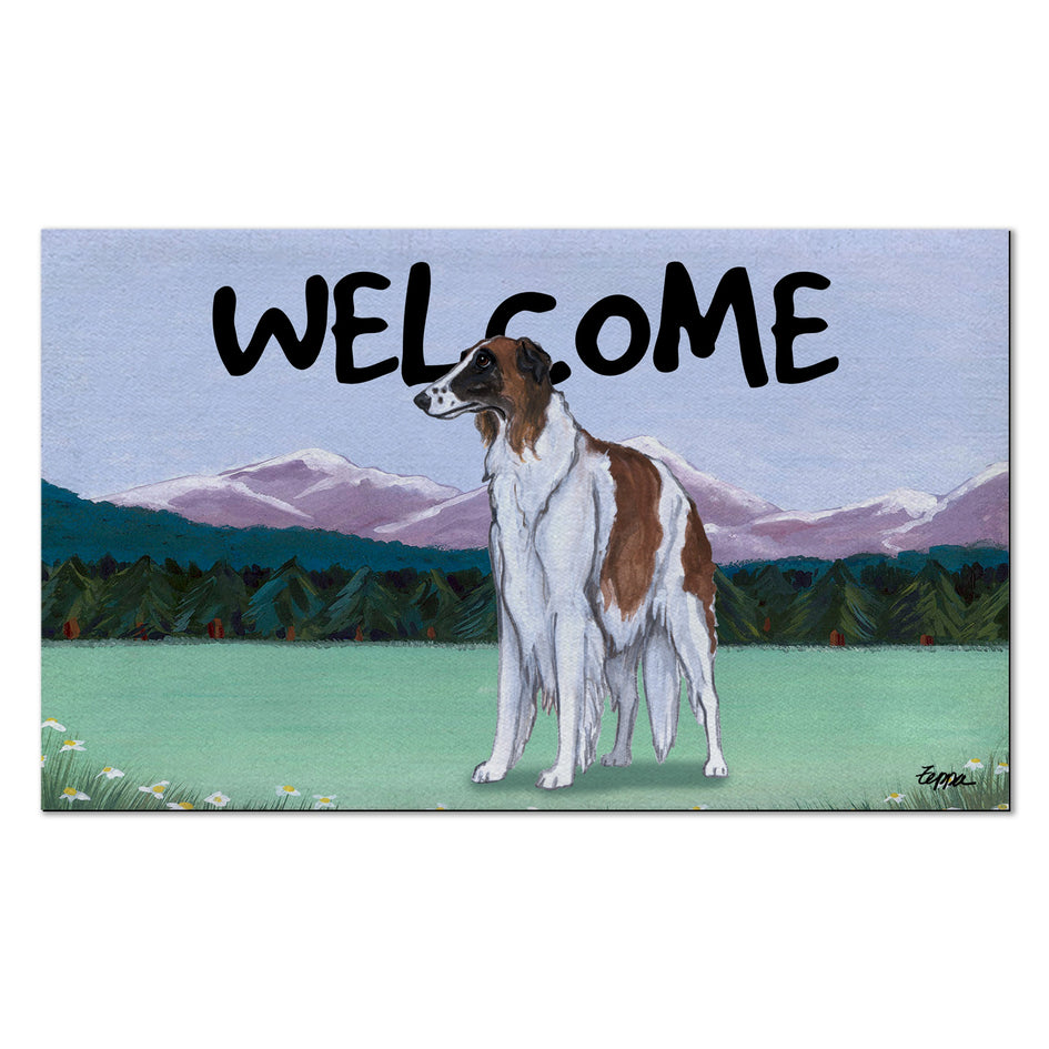 Borzoi Welcome Mat