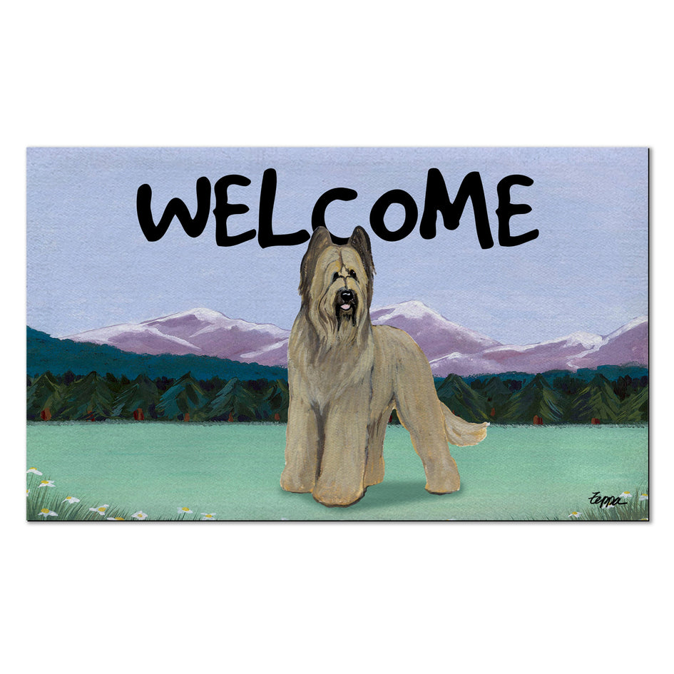 Briard Welcome Mat