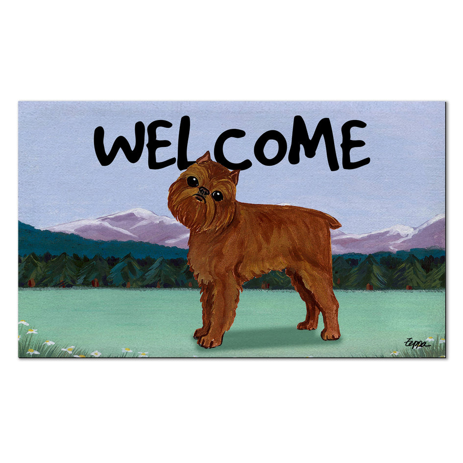 Brussels Griffon Welcome Mat