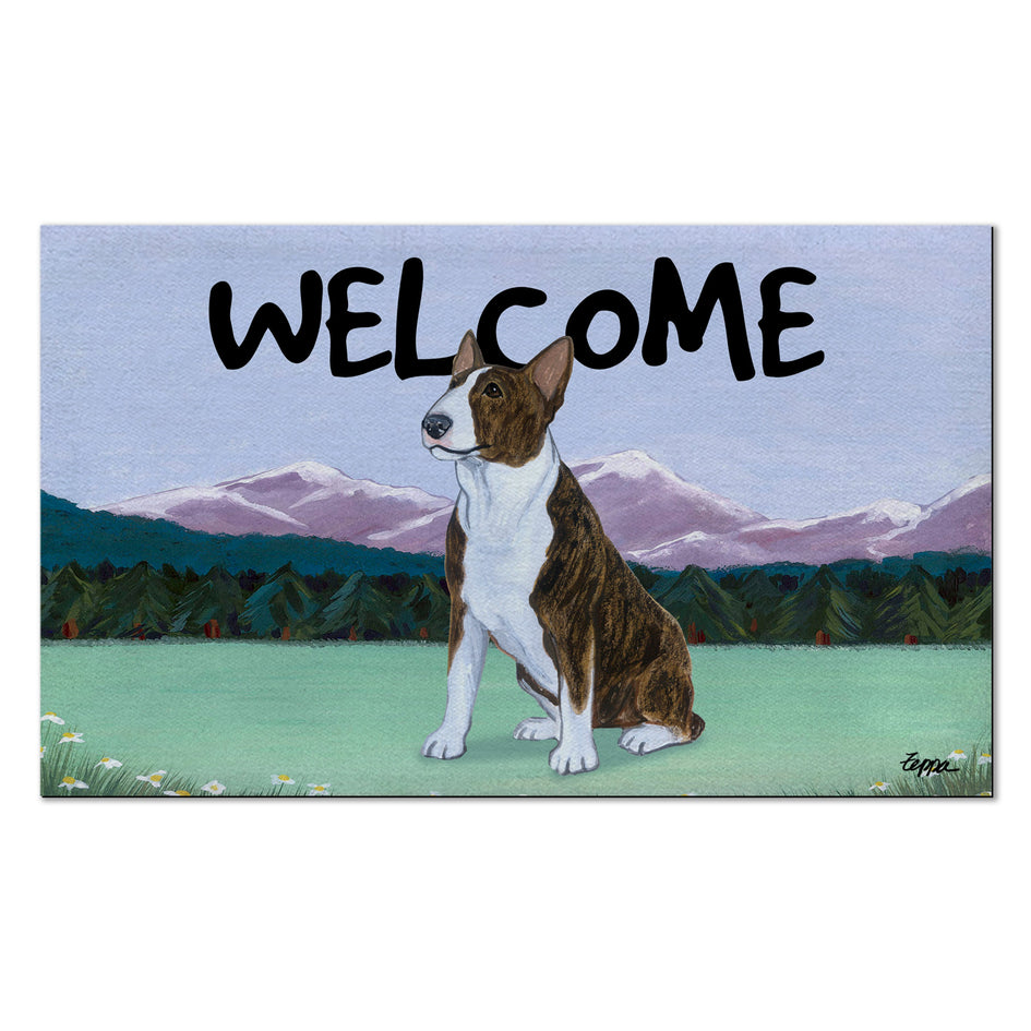 Bull Terrier Welcome Mat