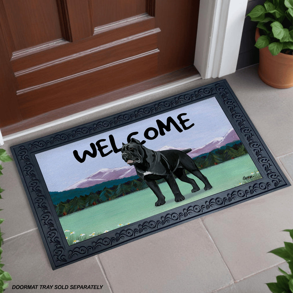 Cane Corso Welcome Mat