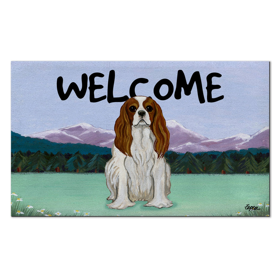 Cavalier King Charles Spaniel Welcome Mat