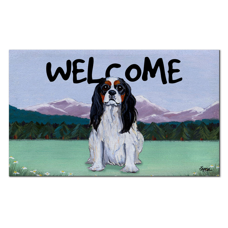 Cavalier King Charles Spaniel Welcome Mat