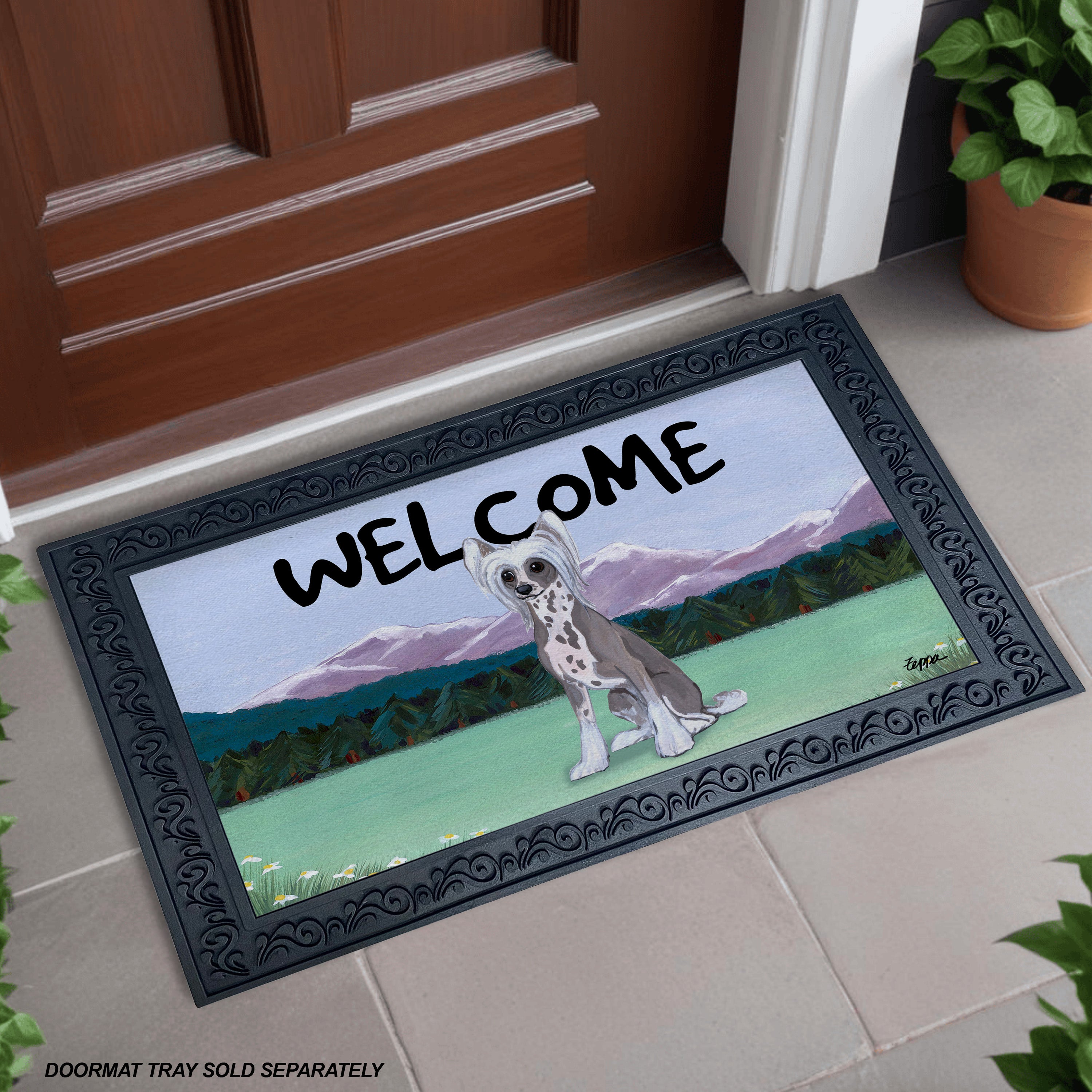 Chinese Crested Welcome Mat | AKC Shop