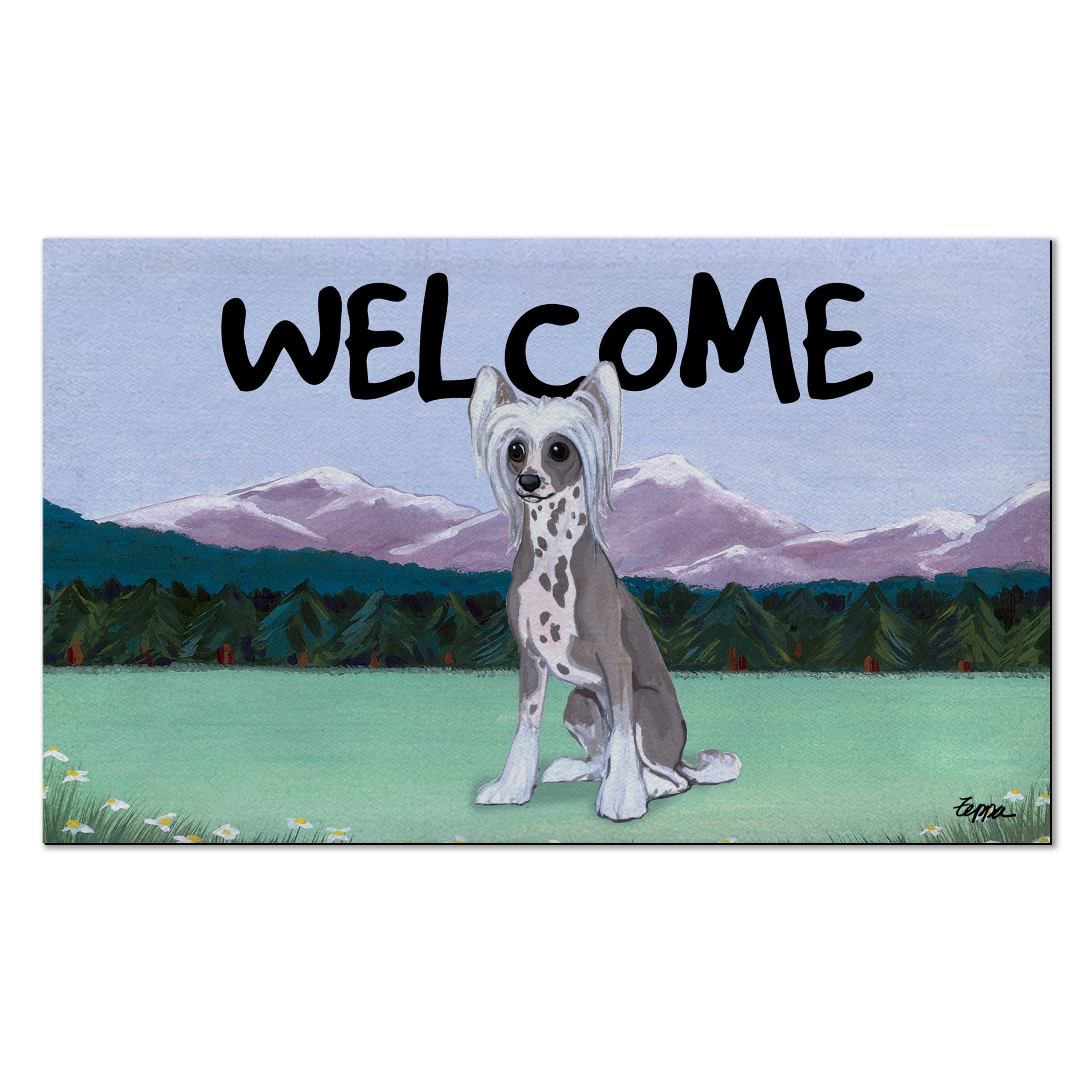 Chinese Crested Welcome Mat | AKC Shop