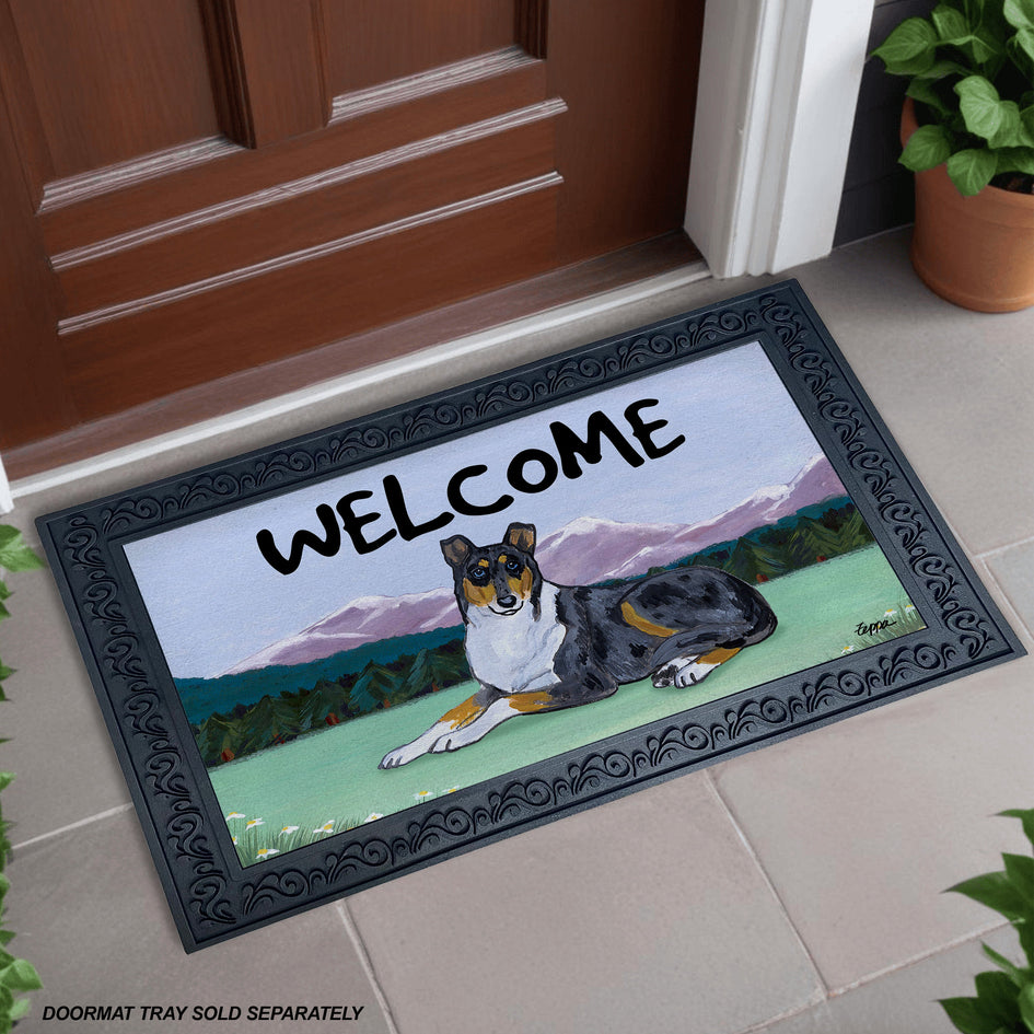 Collie Welcome Mat