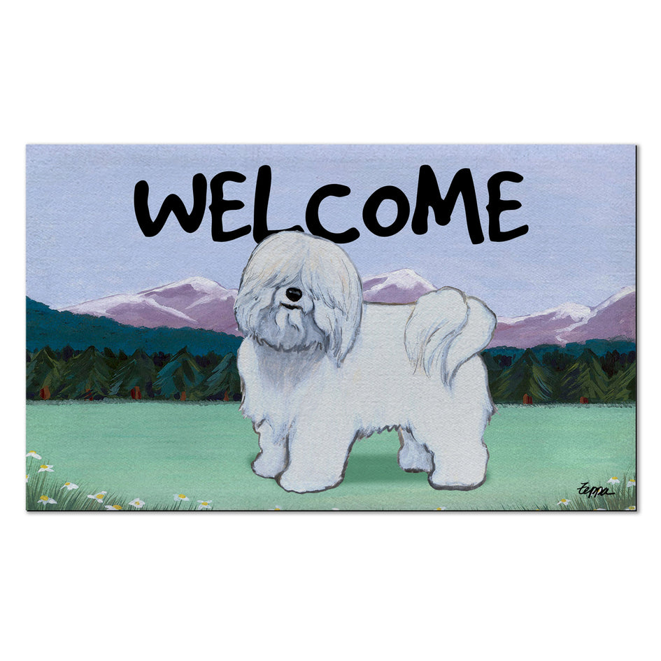 Coton de Tulear Welcome Mat