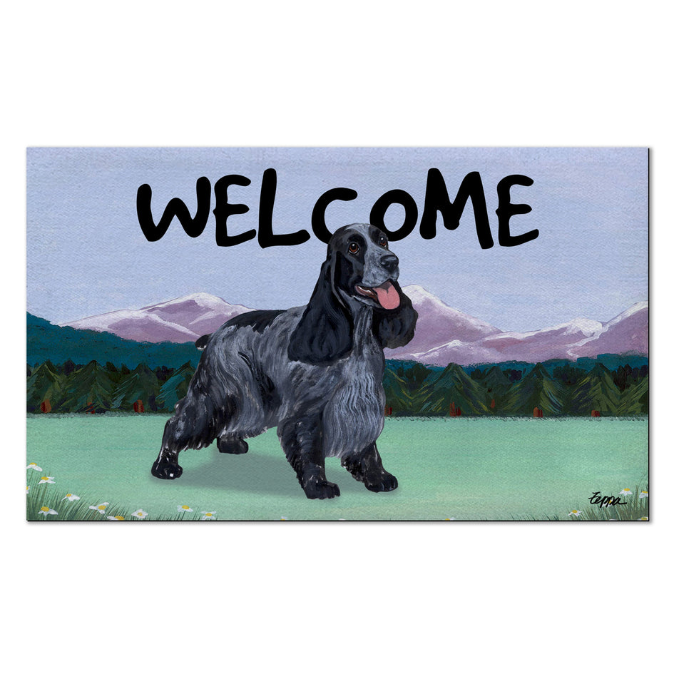 English Cocker Spaniel  Welcome Mat