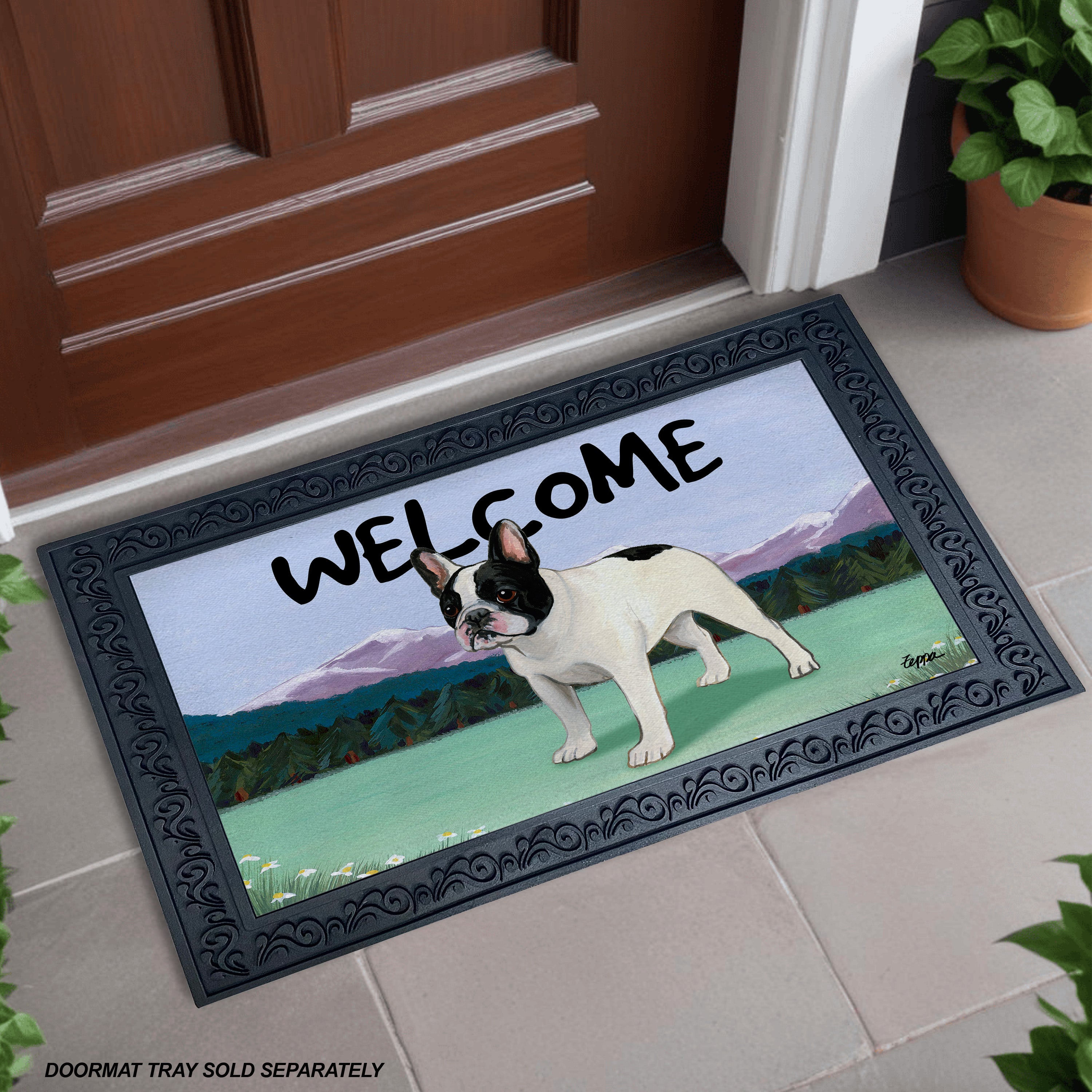 ラグマット 約94cm × 約150cm French bulldog ラグマット 約94cm × 約150cm French bulldog 【公式通販】