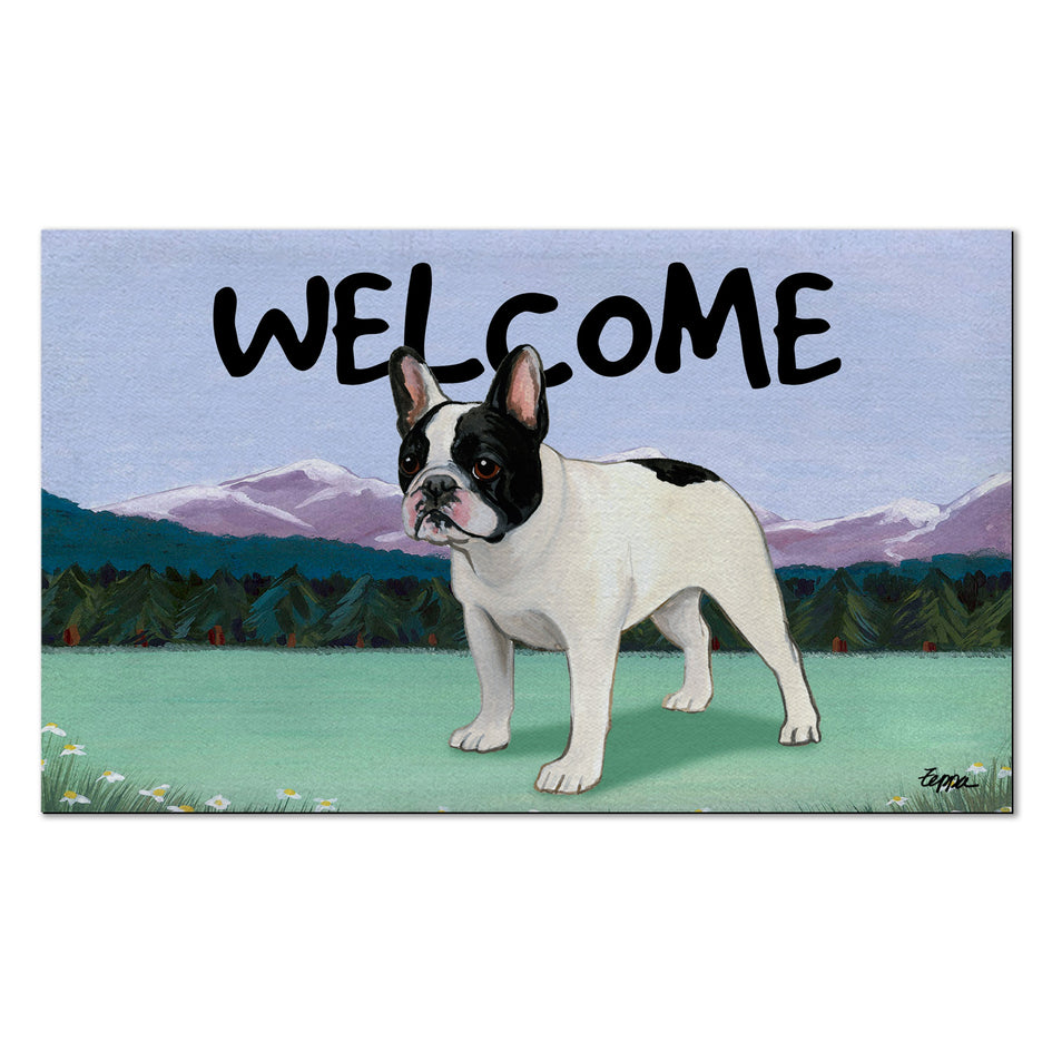 French Bulldog Welcome Mat