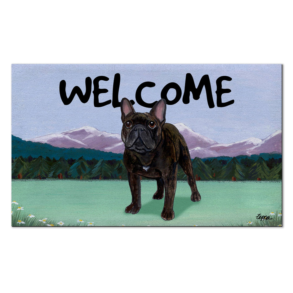 French Bulldog Welcome Mat