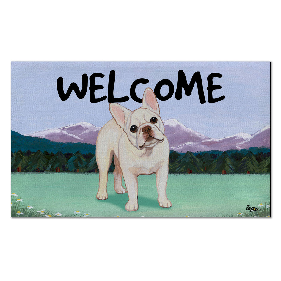 French Bulldog Welcome Mat