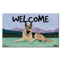 German Shepherd Dog Welcome Mat