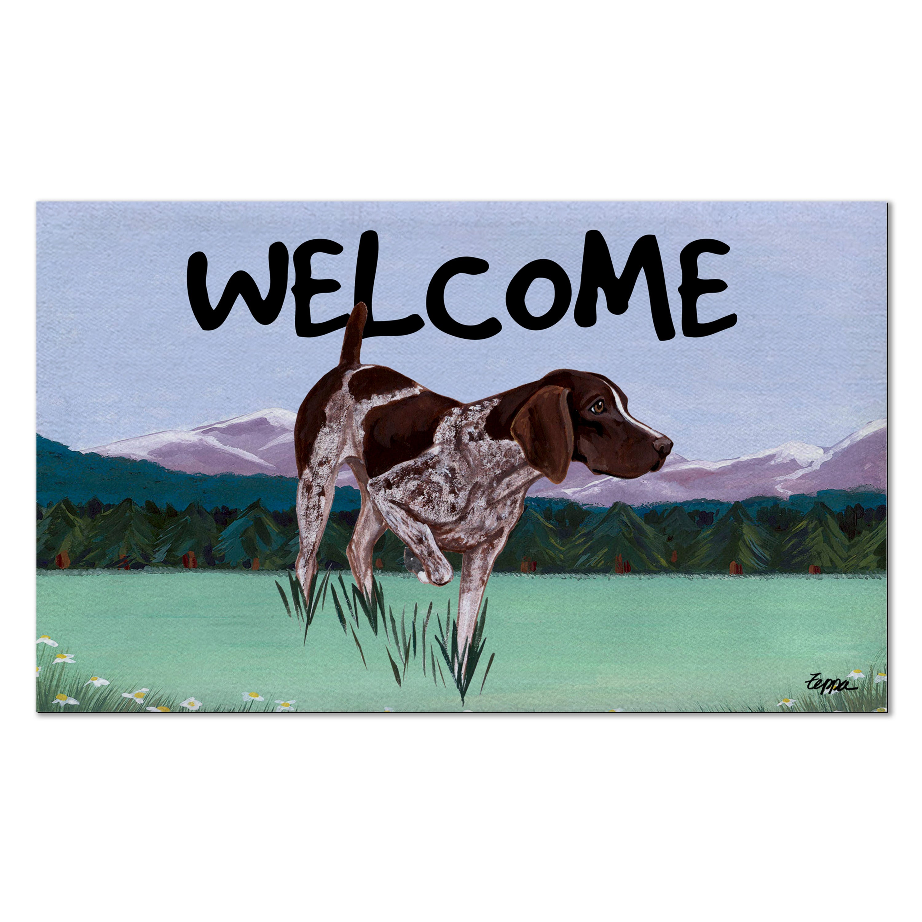 German Pointer Welcome Mat | AKC Shop