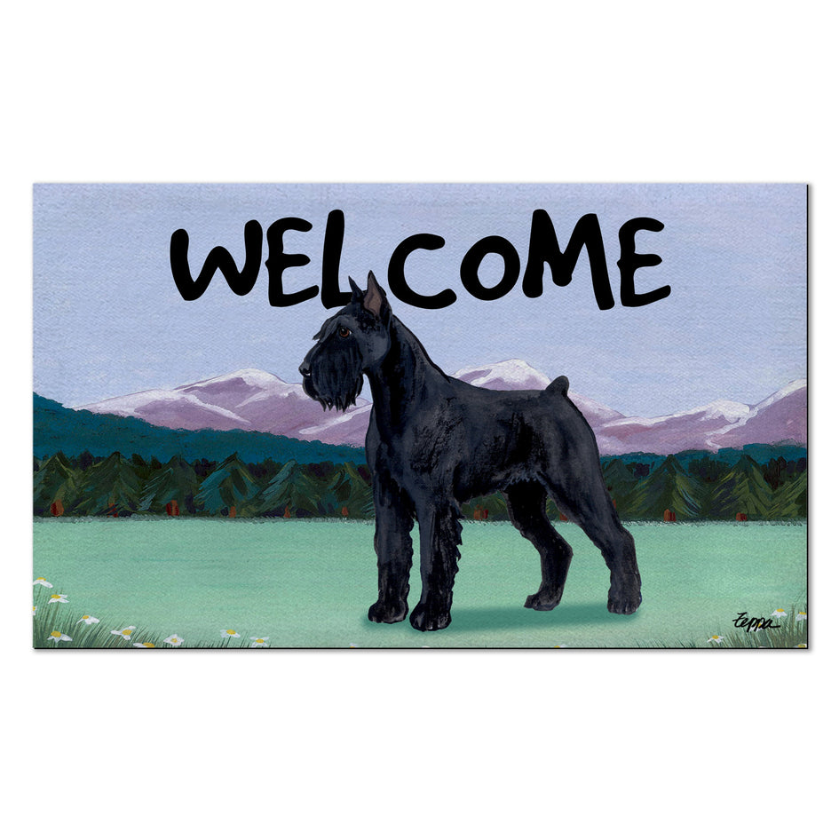 Giant Schnauzer Welcome Mat