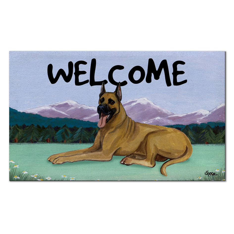 Great Dane Welcome Mat